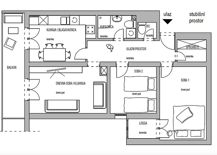 Hvar Lech Spacious 2 Bedroom With Private Parking Apartment Hvar Town